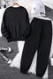 Kalp Printed Unisex Crew Neck Sweatshirt - 2-Piece Tracksuit Set - 2