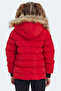 Calisto Unisex Children's Hooded Inflatable Red Jacket & Coat - 2