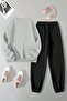 Newyork Printed Unisex Crew Neck Sweatshirt - 2-Piece Tracksuit Set - 2
