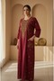 Jalabiya with Intricate Embroidery and Pockets - 3