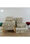 Trunk Bride Groom Suitcase Bag Engagement Dowry Chest 5-Piece 1204