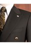 Italian Style S Slim Fit K Double-Breasted Jacket Pants Suit Black T14865 - 3