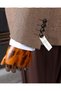 Italian Style S Slim Fit Men's Jacket Vest Pants Suit Brown T14640 - 6