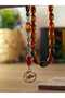 Fire Amber Prayer Beads, Masterfully Crafted, Handmade Capsule-Cut Special Pine Resin Prayer Beads with Tassels - 2
