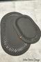 Jute 2-Piece Mat, Bathroom Mat, Door Mat, Balcony Mat, Mat Set, Gift, Dowry