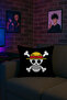 غطاء وسادة من قماش ناعم مطبوع رقميًا على الوجهين مقاس 43x43 من One Piece Anime Character مطبوع - 4
