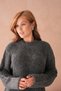 Oversized Soft Textured Crew Neck Knitwear Sweater Aw25Kz0085 - 5