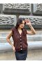 Plush Knitwear Buttoned Vest