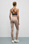 Veltren Women's Flexible and Soft Textured Contrast Piped Mink Leggings - 6