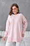 Basic Oversized Midi Length Crew Neck Knit Sweater Aw25Kz0089 - 4