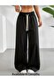 Sweatpants Wide-Leg Casual Wear Drawstring - 3