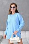 Basic Oversized Midi Length Crew Neck Knit Sweater Aw25Kz0089