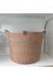 Straw Color Handmade 26X32X25 Large Size Natural Jute Multi-Purpose Basket – Organizer and Decorative Storage - 4
