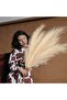 Faux Pampas Grass, 4 Stems, 39 in, Beige - 8