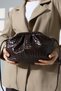 Women's Brown Knitted Textured Leather Shoulder and Crossbody Bag – Casual & Stylish Combination Bag - 6