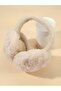 Women's Cold Protection Soft Plush Winter Earmuffs Ear Warmer Beige - 3