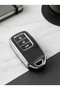 For Honda Civic Fc5, Crv, Hrv Keyless Go Nano Key Case Cover 3 Buttons Black Silver