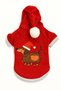 Small Breed Red Happy Dog Christmas New Year Outfit Dog Clothing (1-10kg) - 4