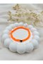 Orange Miyuki Beaded Heart Detailed Women's Bracelet – Elastic Design, Summer Sports Stylish Accessory - 8