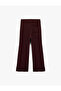 High Waist Spanish Leg Long Sweatpants with Elastic Waist - 2