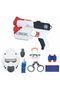 9-in-1 Space Gun Toy Set with 10 Soft Bullets, Mask & Accessories – Foam Dart Blaster