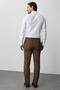 Men's Beige Cotton Dynamic Fit Trousers – Casual and Stylish - 4