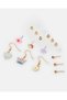 Girls Assorted Earring Studs (9 Pairs) - 2