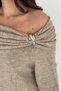 Carmen Collar Accessory Detailed Knitwear Sweater Aw25Kz0092 - 4