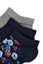 Women's 3-Piece Booties Socks 50317990-Vr033 - 2