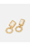 Women Gold Embellished Earrings - 2