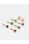 Girls Assorted Earring Studs (6 Pairs) - 2