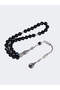 Fb Black Agate Natural Stone Rosary - 5