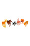 6-Piece Animal World Toy Figure Set - 3