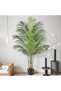 140cm Artificial Chrysalidocarpus Palm Lifelike Faux Tropical Plant, No-Watering for Home Interiors - 2