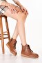 Genuine Leather Non-Slip Sole Comfortable Daily Stylish Boots Mlk.5087 Tan - 2