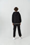 Ust Onler Süzene Embroidered Striped Ribbed Bottom Embroidered Boys' College Tracksuit Set - 5