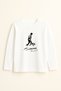Mustafa Kemal Ataturk Printed Long Sleeve Unisex Kids T-Shirt - Ceremony, Holiday, Show