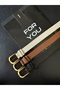 3-Piece Antique Buckle Basic Women's Trouser Belt, Coat Belt, Dress Belt, Shirt Belt - 4