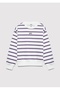 Logo Printed Loose Fit (Loose Fit) Girls' Sweatshirt - 2
