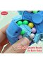 Spinny Twist Magic Bean Cube Fidget Spinner Toy Rotating Double Sided (Color As Per Availability) - 4
