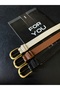 3-Piece Antique Buckle Basic Women's Trouser Belt, Coat Belt, Dress Belt, Shirt Belt - 2