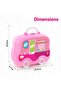 Kitchen Set for Girls – 18-Piece Pretend Play Cooking Suitcase on Wheels for Kids 3+ - 2
