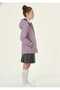 Women's Purple Water and Wind Proof Hooded Lightweight Daily Use Casual Raincoat Windbreaker - 4