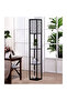 Nordic Modern Bedroom linen cover Standing Floor vertical lamp 9W Remote controllable with USB