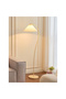 Retro Study and Living Room Style Floor Lamp with Pleated Lampshade with 12W Remote Control - 3