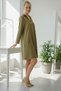 Italian Mustard Color Shirt Collar Long Sleeve Buttoned Pocketed Slim Fi Corded Fabric Adife Woven Dress 100 55 - 4