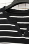 Women's Plus Size Striped V-Neck Skirt Gathered Long Sleeve Blouse / Sweatshirt - 4