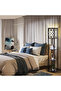 Nordic Modern Bedroom linen cover Standing Floor vertical lamp With 9W bulb - 4