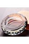 Rxcvkmw crystal glass ashtray, household ashtray, cigar ashtray, office ashtray - 3