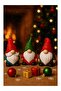 Decorative Triple Lucky Dwarf Set Figurine Christmas Decoration New Year Figure Gift New Year Ornament